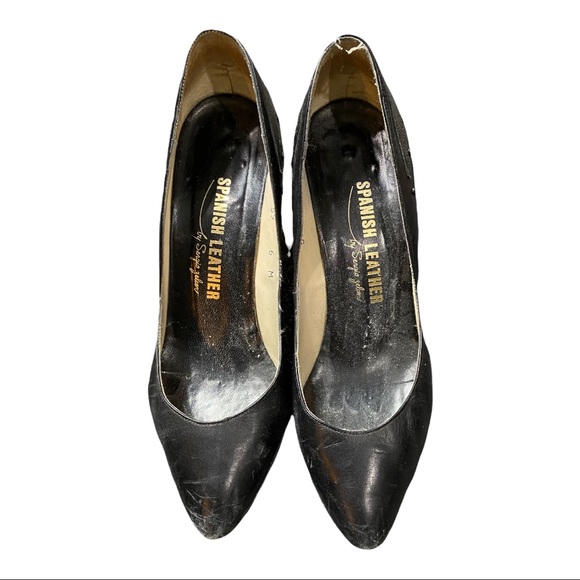 Spanish Leather Shoes Vintage Spanish Leather Heels Size 6 Poshmark